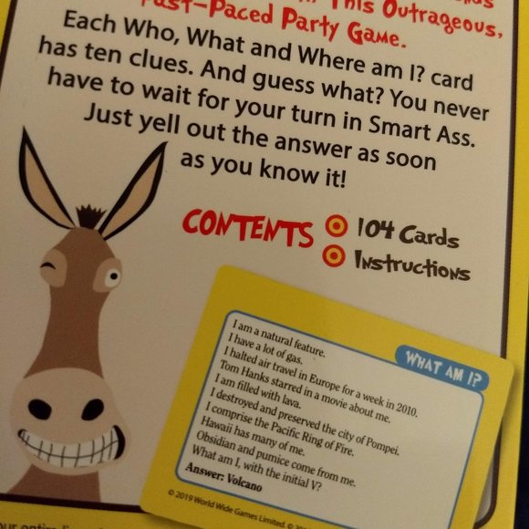 3/$25 Smart Ass party card game NWT - Picture 3 of 4